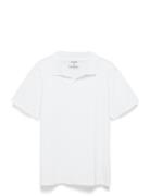 Stretch Cotton Polo T-Shirt White Filippa K