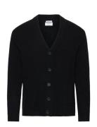 Lambswool Button Cardigan Black Lindbergh
