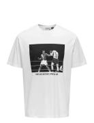 Onsmuhammad Ali Rlx Ss Lic Tee White ONLY & SONS