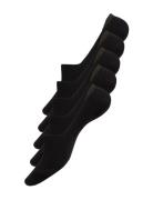 5-Pack Men Bamboo No Show Socks Black URBAN QUEST