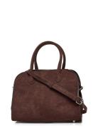 Memphis Bag Real Suede Brown Noella