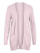 Viril Open L/S Knit Cardigan - Noos Pink Vila