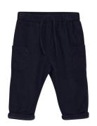 Pants Corduroy W. Lining Navy Minymo
