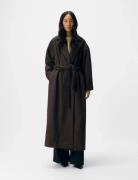 Objclara Over Wool Coat A Div Brown Object