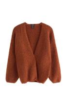 Strikket Cardigan Orange Lindex