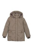 Jacket Puffer W. Embroidery Beige En Fant