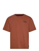 Von Dutch Helmet Cat - Tshirt Brown Von Dutch