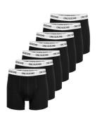 Onsfitz Solid Black Boxer 7-Pack Black ONLY & SONS
