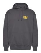 Wwcass Letter Hoodie Gots Grey WOOD WOOD