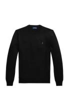 Slim Fit Washable Wool Crewneck Sweater Black Polo Ralph Lauren