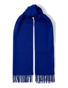 Slftime New Wool Scarf Blue Selected