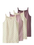 Nkfstrap Top 4P Aop Noos Pink Name It