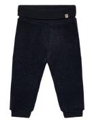 Pants Wool Fleece Navy Huttelihut