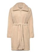 Robe Zip Up Fleece Beige Hunkemöller