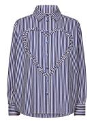 Alex Heart Blouse Blue Fabienne Chapot