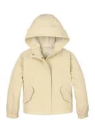 Lw Technical Parka Jacket Cream Calvin Klein