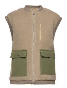 Effi Pile Vest Polyester Beige Noella