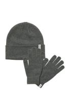 Jaccooper Beanie And Gloves Giftbox Grey Jack & J S