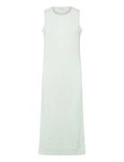 Plisse Sl Midi Dress Green Calvin Klein