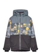 Ski Jacket - Colorblock Grey Color Kids