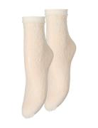 Lacia Lace Sock 2 Pack Cream Becksöndergaard