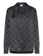 Relaxed Aop Shirt Grey Calvin Klein