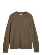 Wool Blend C-Neck Brown GANT