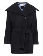 Yunahiw Collar Coat Black InWear
