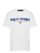 Polo Sport Cotton Jersey Tee White Ralph Lauren Kids