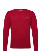 Cotton Pique C-Neck Red GANT