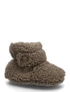 Shearling Booties Brown Mango