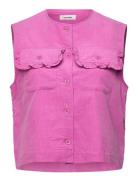 Crister Vest Pink Nué Notes