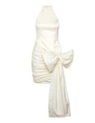Satin Bow Dress Cream ROTATE Birger Christensen