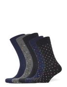 Claudio Socks Bamboo 5 Pc Fsc Navy Claudio