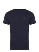 Dunstan River Chest Pocket Short Sleeve Tee Dark Sapphire/Dark Denim N...