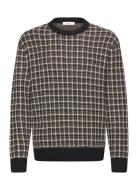 Slhmikolas Ls Knit Relaxed Crew Neck Black Selected