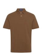 The Iconic Mesh Polo Shirt Brown Polo Ralph Lauren