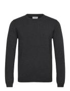 100% Recycle Knit Round Neck Black Lindbergh