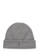 Washable Cashmere Beanie Grey Polo Ralph Lauren