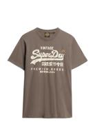 Vl Workwear Relaxed Tee Brown Superdry