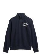 Athletic Ess Half Zip Navy Superdry