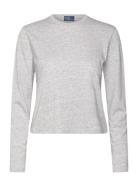 Shrunken Fit Jersey Long-Sleeve Tee Grey Polo Ralph Lauren