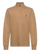 Estate-Rib Quarter-Zip Pullover Beige Ralph Lauren Kids