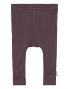 Wool/Bamboo Legging Brown Mikk-line