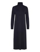 Regine Dress Wool Cotton Navy Naja Lauf