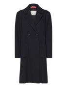 Loretta Coat Big Diagonal Navy Naja Lauf