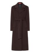 Ramona Coat Soft Wool Brown Naja Lauf