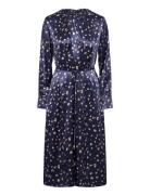 Carey Dress Flower In Water Navy Naja Lauf
