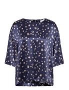 Lipia Top Flower In Water Navy Naja Lauf