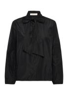 Veronique Blouse Taffeta Black Naja Lauf